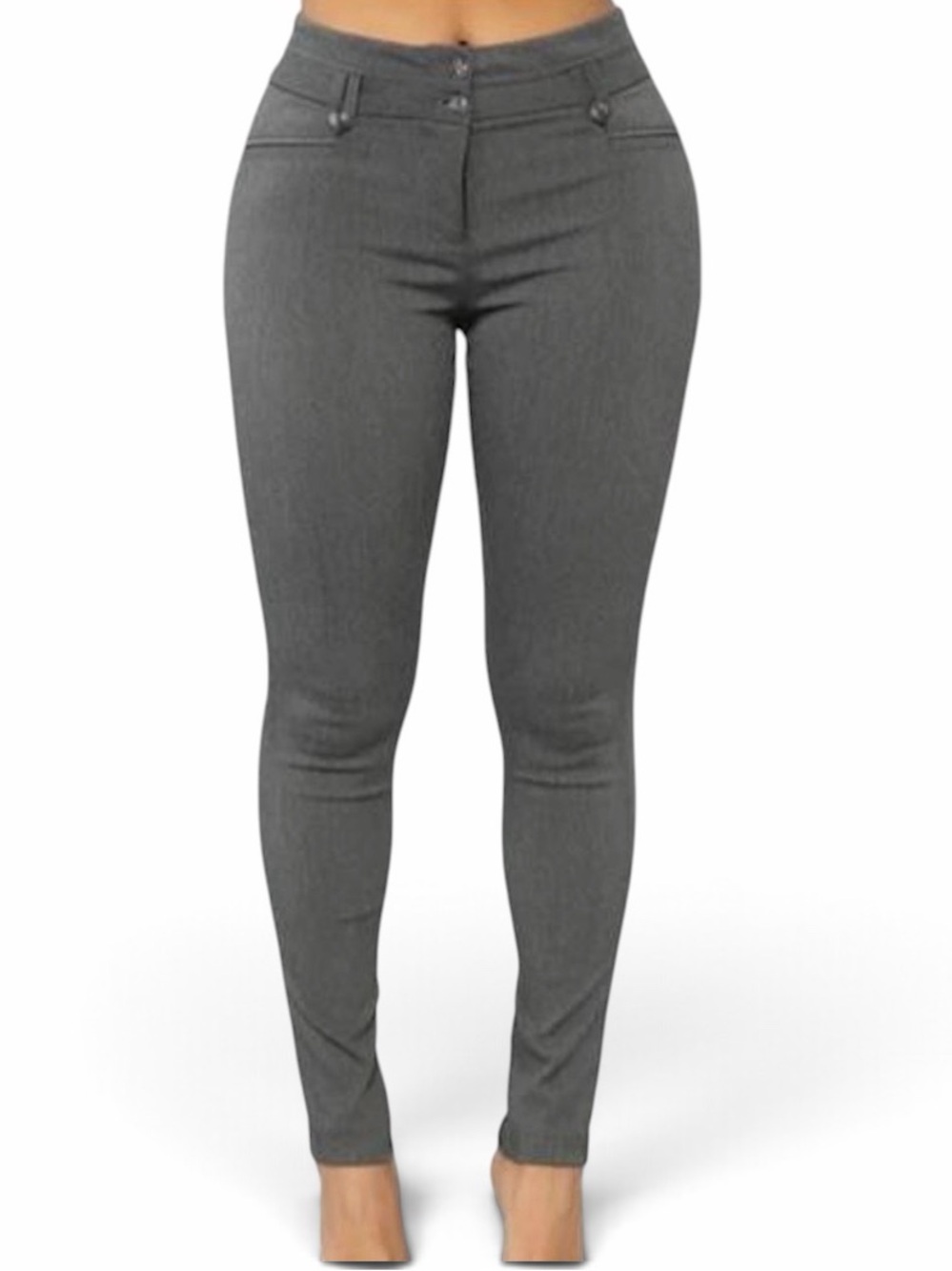 Women’s Fashion Nova Hyperstretch Skinny Gray Pants Size Small